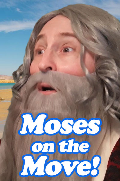 Moses is looking at something happening off screen.