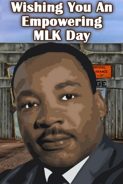 An illustration of the famed civil rights activist, Martin Luther King Jr.