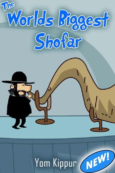 The Worlds Biggest Shofar Yom Kippur
