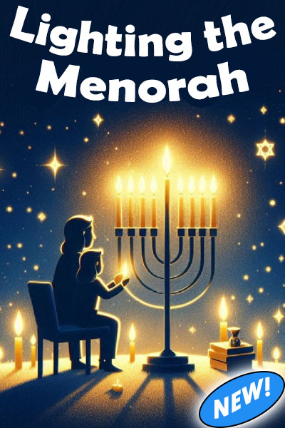 Lighting the Menorah eCard