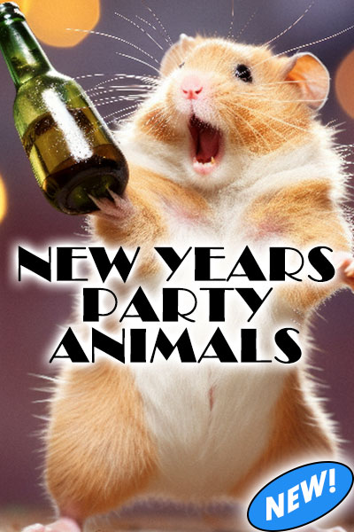 New Years Party Animals eCards