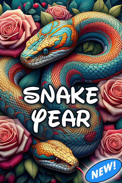 Snake Year ecards