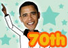 Dancing 70th Bday Obama