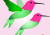 Hummingbirds & Roses Valentine