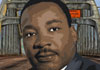 An illustration of the famed civil rights activist, Martin Luther King Jr.